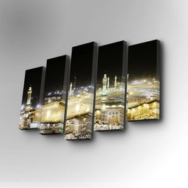 Wallity Cuadro Decorativo en Lienzo de 5 Piezas 5PUC-016